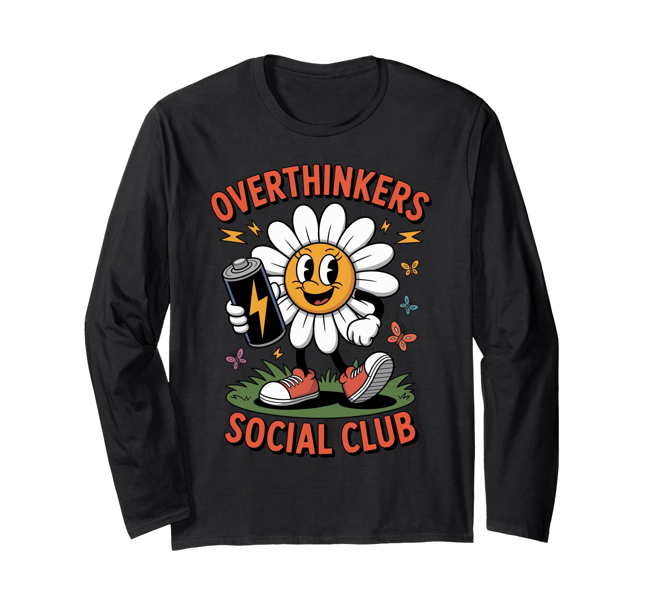 Overthinkers Social Club T-Shirt - Novelty Apparel Unisex - T-Shirt, Sweatshirt, Hoodie