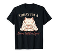 Funny Cat Drinking Tea Relaxing Self T-Shirt - Novelty Apparel Men Women - T-Shirt, Sweatshirt, Hoodie