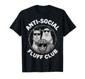 Anti Social Fluff Club Funny Farm T-Shirt - Minimalist Print for Adults - T-Shirt, Sweatshirt, Hoodie