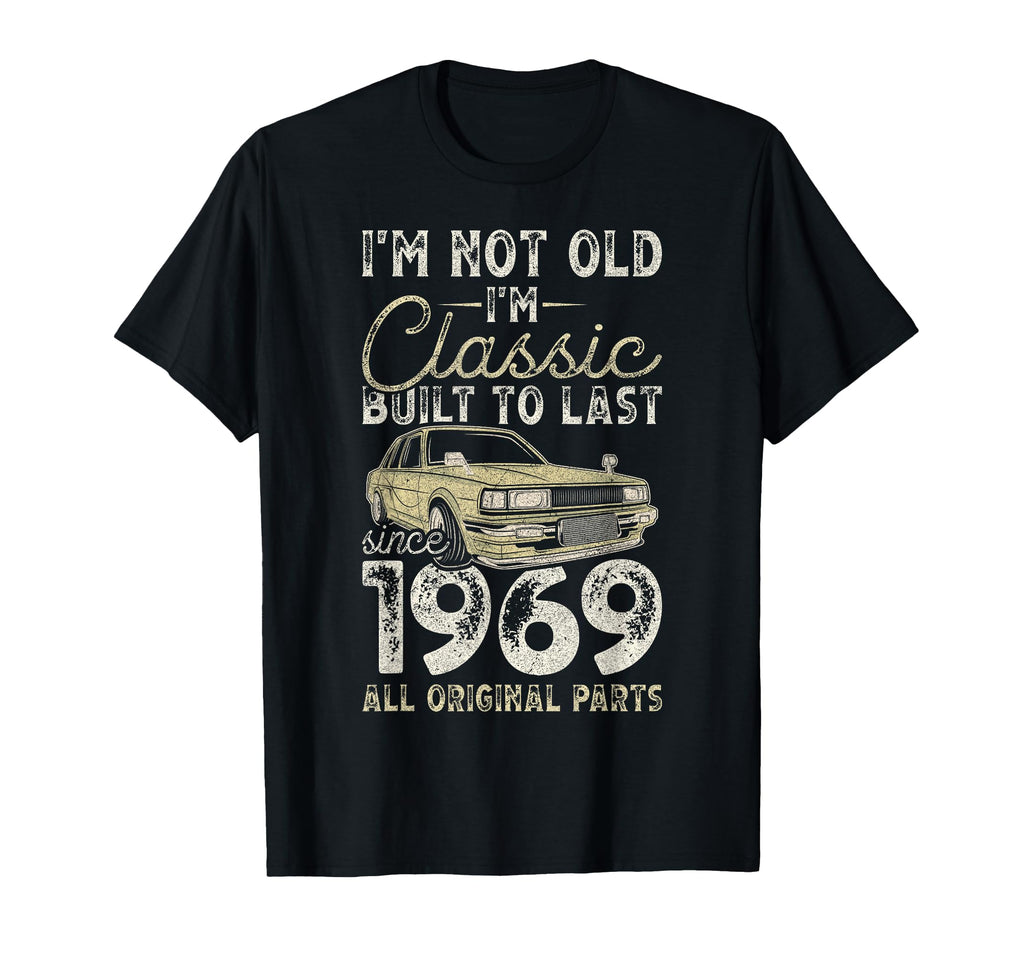 57Th Birthday Since 1969 Car 57 Year T-Shirt - Aesthetic Graphic Men Women - T-Shirt, Sweatshirt, Hoodie