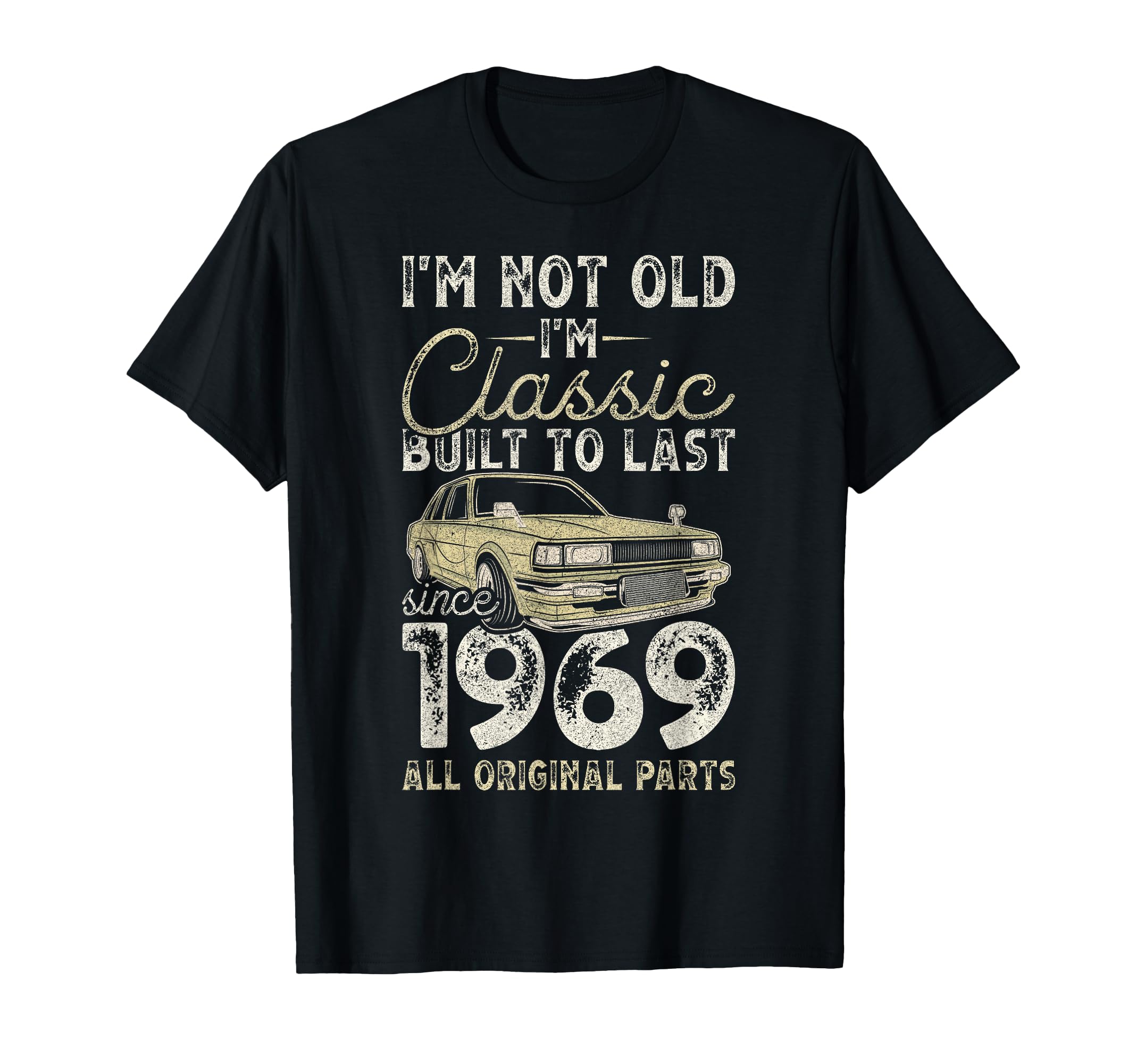 57Th Birthday Since 1969 Car 57 Year T-Shirt - Aesthetic Graphic Men Women - T-Shirt, Sweatshirt, Hoodie