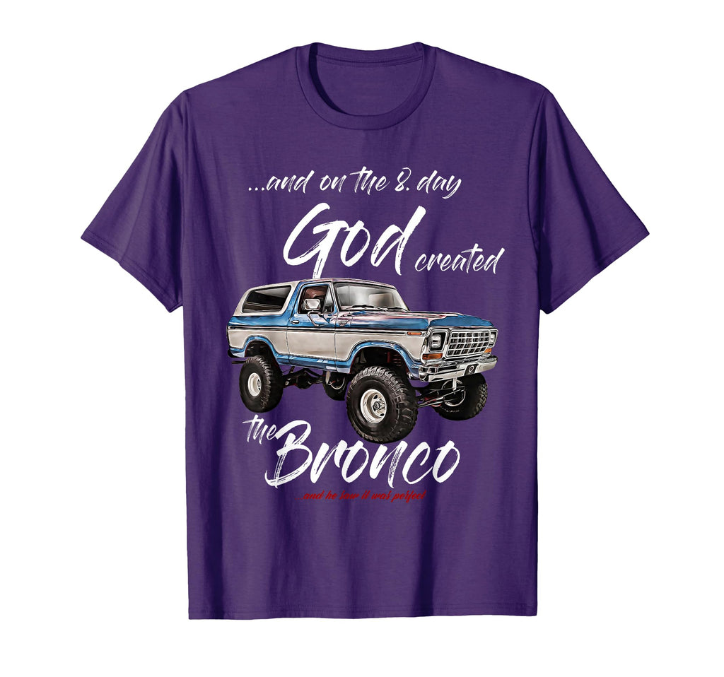 8 Day God Bronco Truck Lifted Square T-Shirt - Aesthetic Graphic Men Women - T-Shirt, Sweatshirt, Hoodie