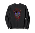 Anti Social Butterfly Emo Goth Male Sweatshirt - Minimalist Print Unisex - T-Shirt, Sweatshirt, Hoodie
