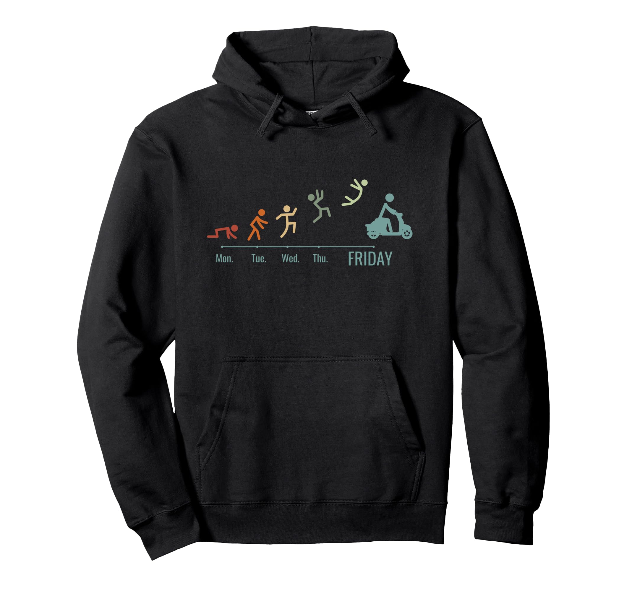 Moped Scooter Bike Scooter Moped Weekend Hoodie - Streetwear Style Unisex - T-Shirt, Sweatshirt, Hoodie