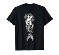 Mermaid Siren Pin Up Skull T-Shirt - Fun Novelty Design Men Women - T-Shirt, Sweatshirt, Hoodie