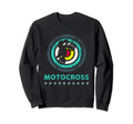Motocross Dirt Bike Rider Rainbow Sweatshirt - Trendy Graphic Men Women - T-Shirt, Sweatshirt, Hoodie
