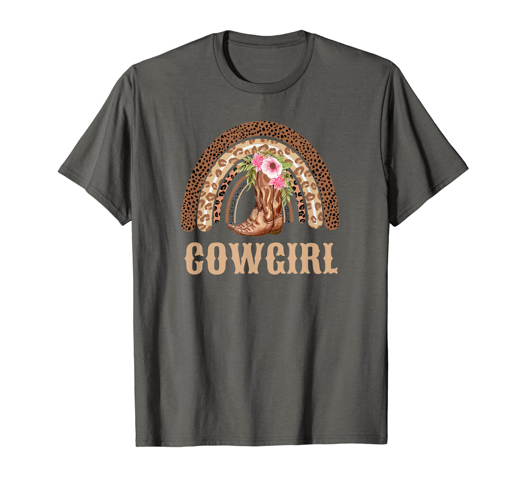 Cowgirl Outfit Cowboy Rainbow Leopard T-Shirt - Fun Novelty Design Unisex - T-Shirt, Sweatshirt, Hoodie