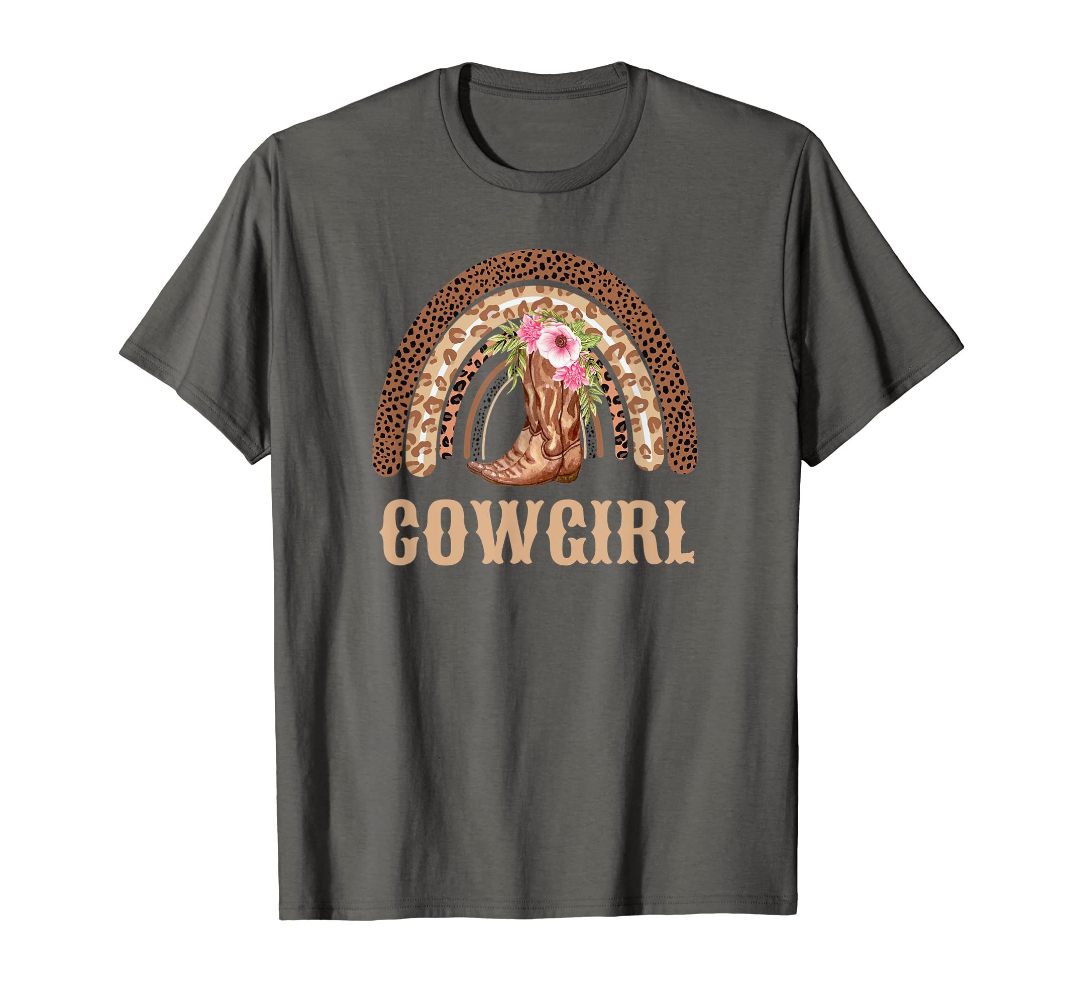 Cowgirl Outfit Cowboy Rainbow Leopard T-Shirt - Fun Novelty Design Unisex - T-Shirt, Sweatshirt, Hoodie