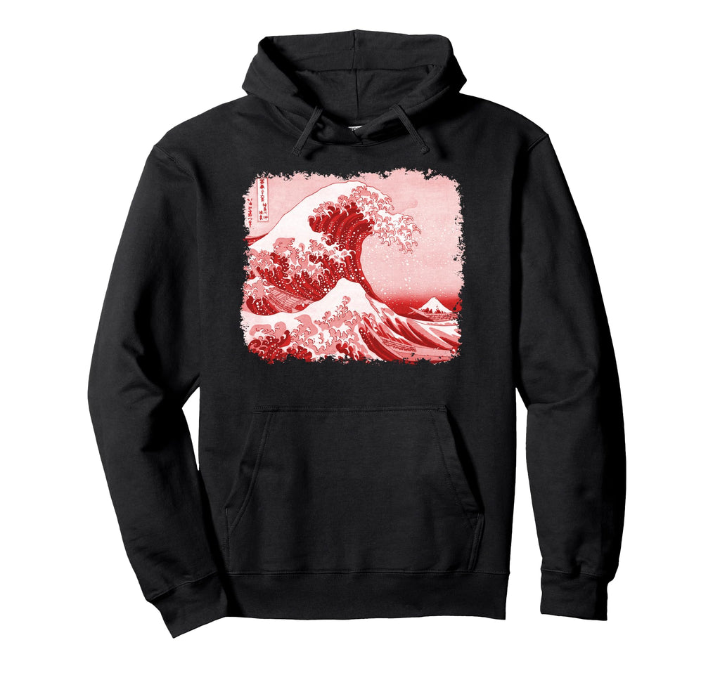Famous Art Great Ocean Wave Hokusai Special Hoodie - Unique Graphic Unisex - T-Shirt, Sweatshirt, Hoodie