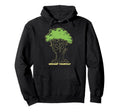 Ground Yourself Yoga Lover Tree Om Hoodie - Novelty Apparel for Adults - T-Shirt, Sweatshirt, Hoodie