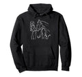 Horse Cowgirl Cowboy Hat Western Trail Hoodie - Novelty Apparel Men Women - T-Shirt, Sweatshirt, Hoodie