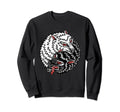 Wolves American Traditional Tattoo Sweatshirt - Custom Art Print Men Women - T-Shirt, Sweatshirt, Hoodie