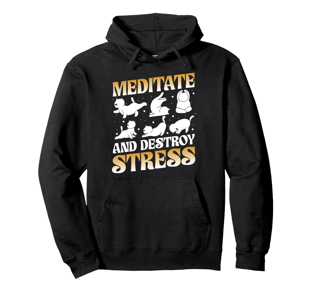 Meditation Yoga Spiritual Peace Namaste Hoodie - Trendy Graphic Men Women - T-Shirt, Sweatshirt, Hoodie