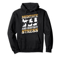 Meditation Yoga Spiritual Peace Namaste Hoodie - Trendy Graphic Men Women - T-Shirt, Sweatshirt, Hoodie