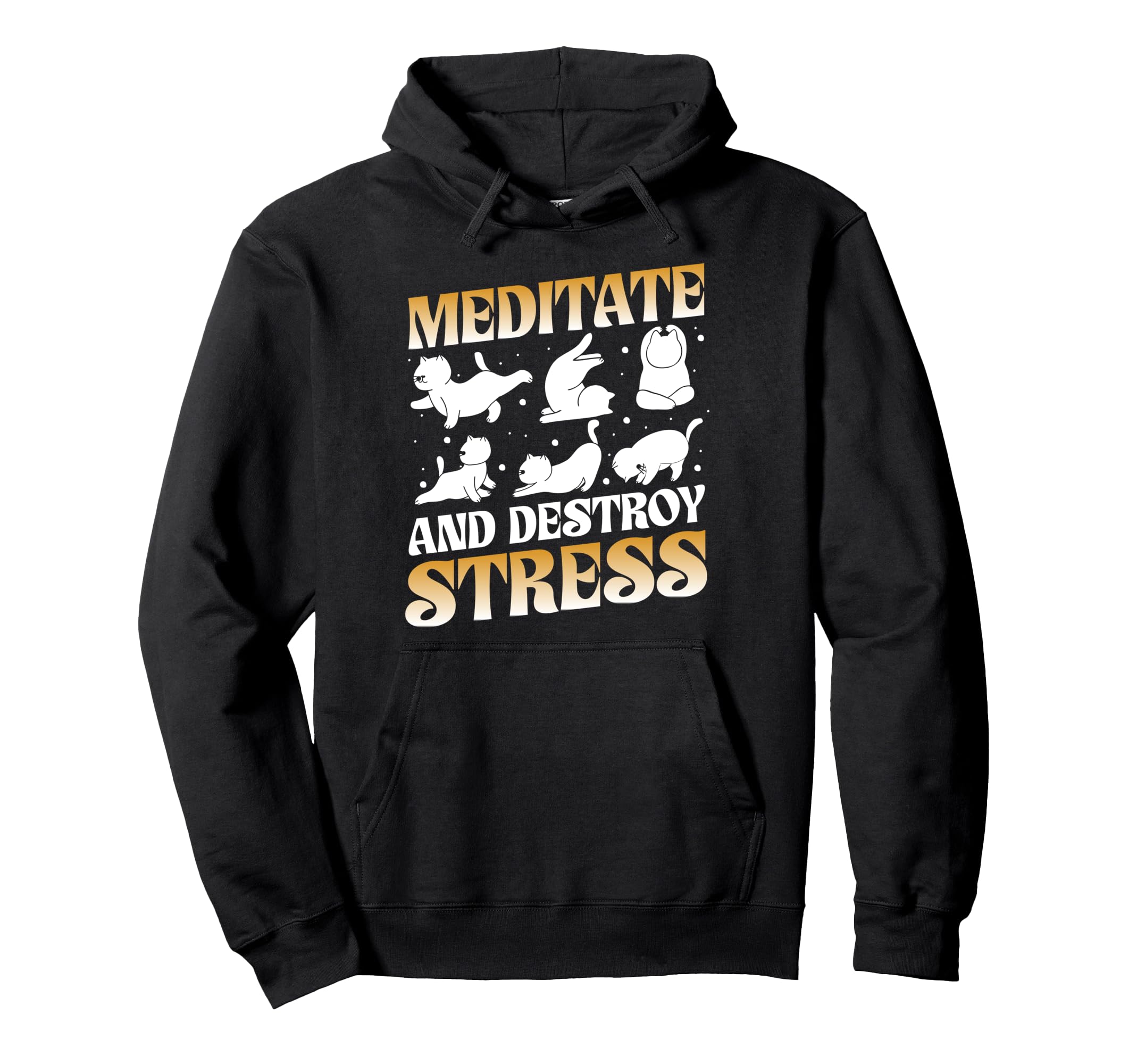 Meditation Yoga Spiritual Peace Namaste Hoodie - Trendy Graphic Men Women - T-Shirt, Sweatshirt, Hoodie