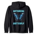 Antisocial Butterfly Gift T-Shirt - Unique Graphic Men Women - T-Shirt, Sweatshirt, Hoodie