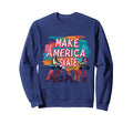 Funny Rollerskating Make America Sweatshirt - Custom Art Print for Adults - T-Shirt, Sweatshirt, Hoodie
