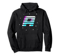 80S Letter Initial Name Monogram Hoodie - Unique Graphic for Adults - T-Shirt, Sweatshirt, Hoodie
