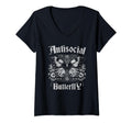 Womens Sarcastic Antisocial Butterfly T-Shirt - Custom Art Print Men Women - T-Shirt, Sweatshirt, Hoodie
