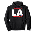 Los Angeles California Usa Typography Hoodie - Custom Art Print for Adults - T-Shirt, Sweatshirt, Hoodie