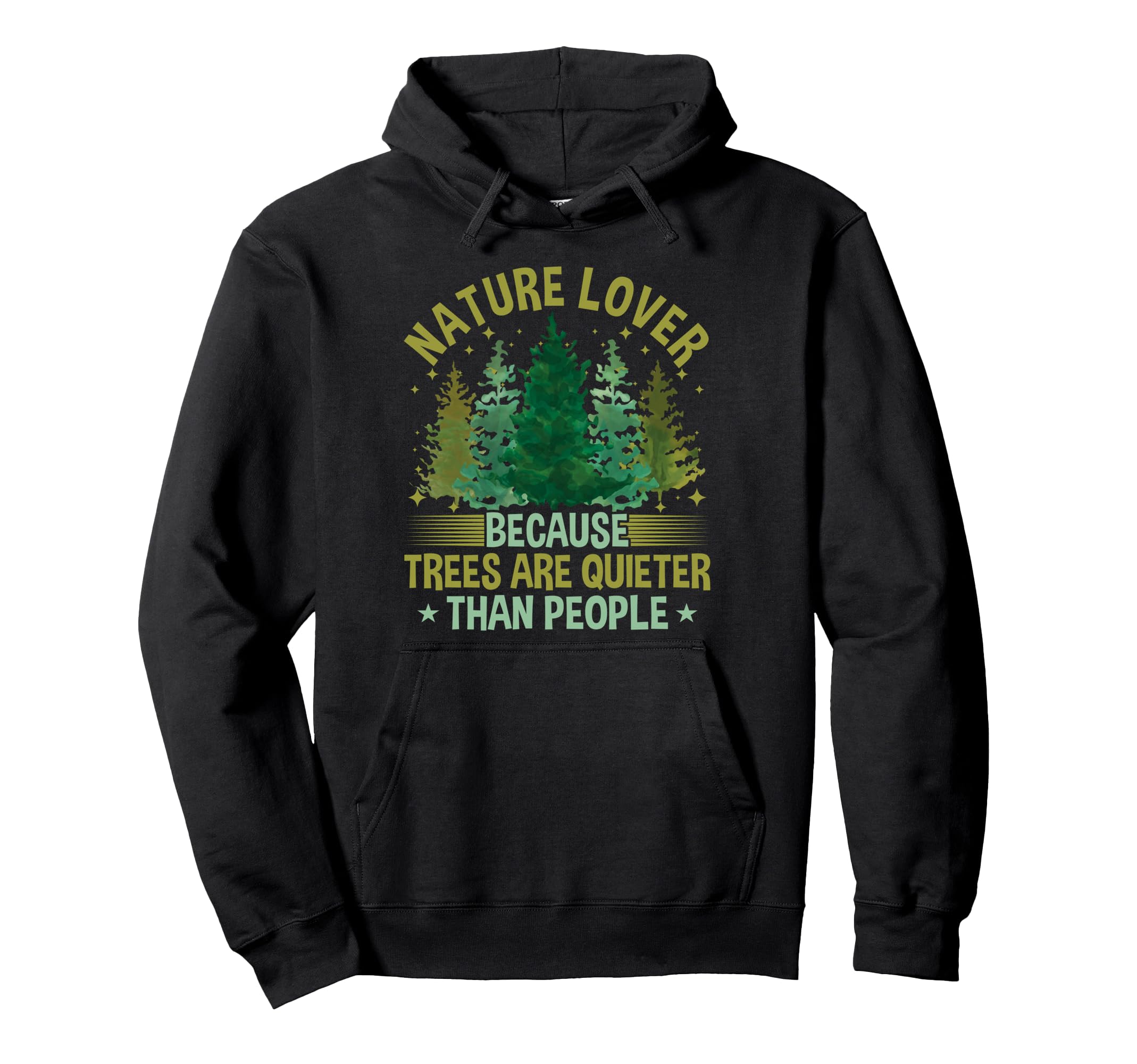 Introvert Nature Lover Introverted Forest Hoodie - Streetwear Style Unisex - T-Shirt, Sweatshirt, Hoodie