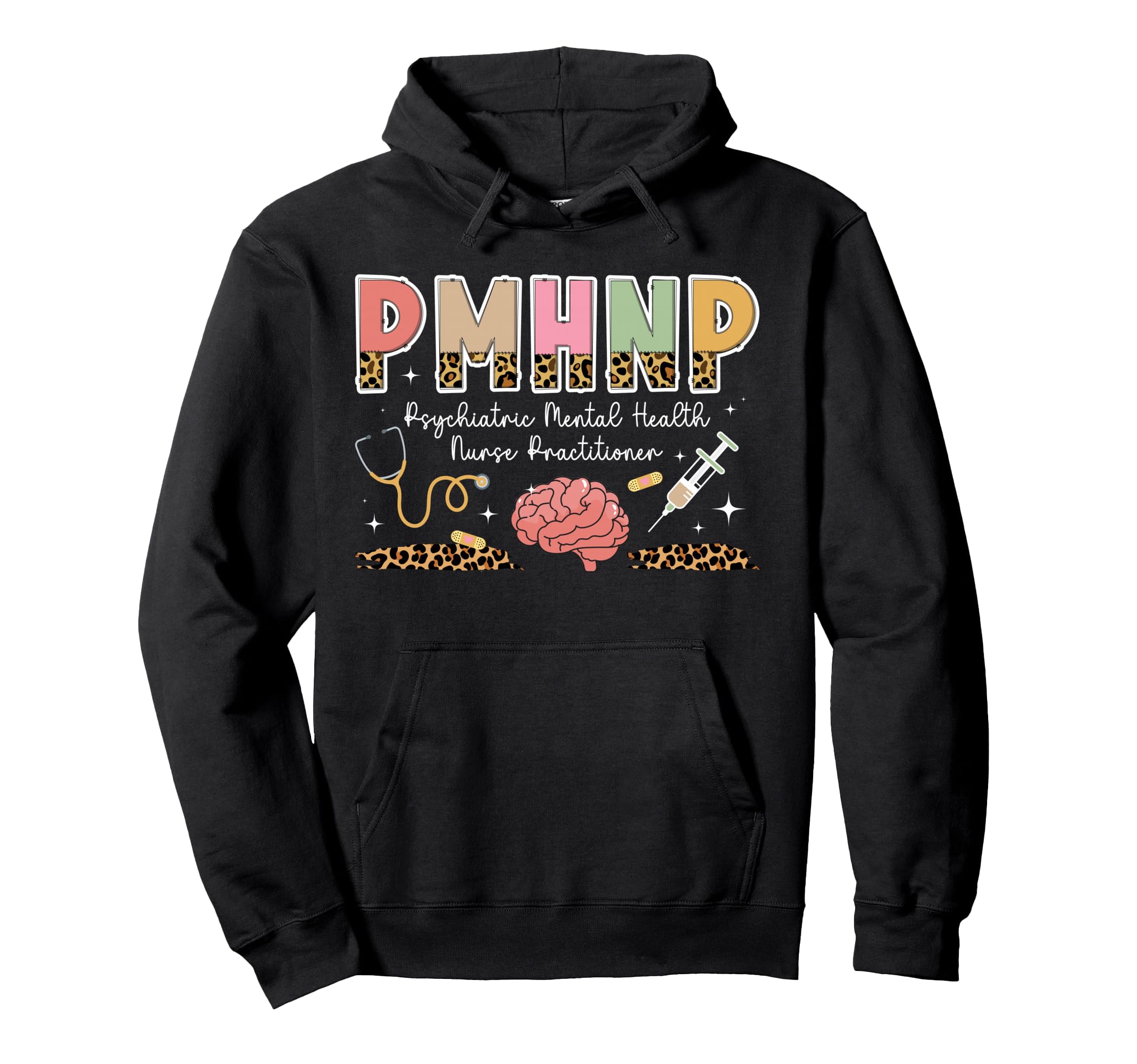 Pmhnp Psychiatric Mental Health Hoodie - Fun Novelty Design for Adults - T-Shirt, Sweatshirt, Hoodie