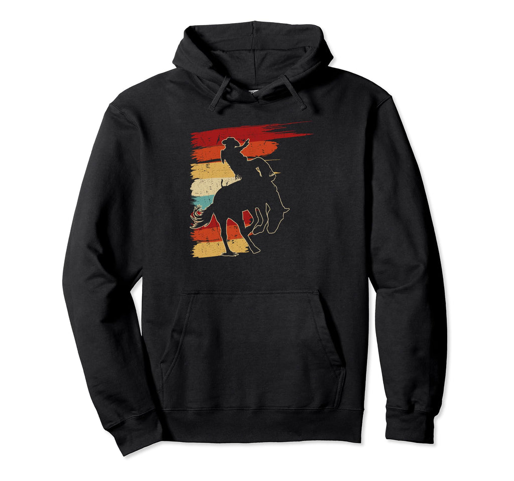 Bucking Bronco Western Rodeo Cowboy Hoodie - Streetwear Style for Adults - T-Shirt, Sweatshirt, Hoodie