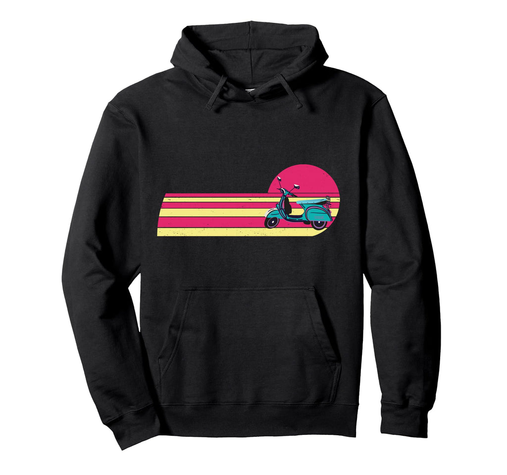 Moped Scooter Bike Scooter Moped Hoodie - Custom Art Print for Adults - T-Shirt, Sweatshirt, Hoodie