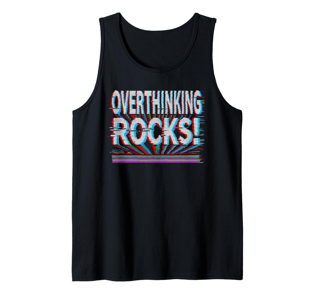 Overthinking Rocks Funny Anxiety T-Shirt - Unique Graphic Men Women - T-Shirt, Sweatshirt, Hoodie
