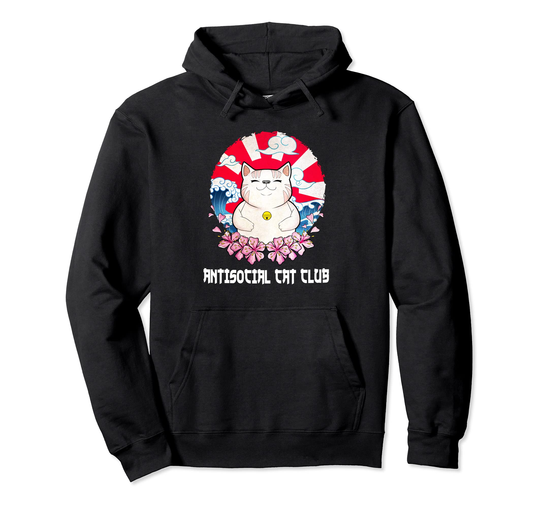 Antisocial Cat Club Introvert Cat Hoodie - Streetwear Style Men Women - T-Shirt, Sweatshirt, Hoodie