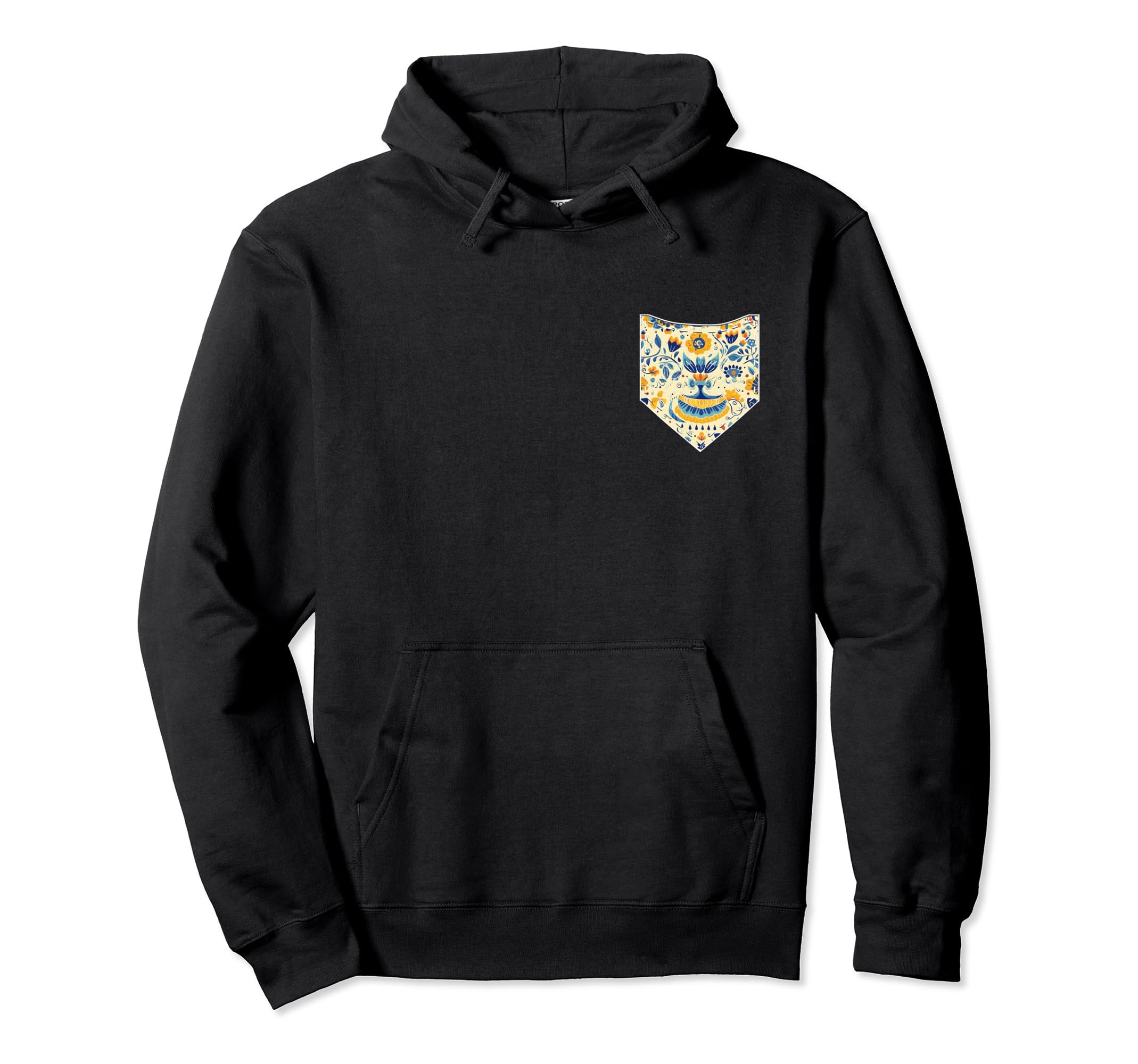 Ukraine 30S Floral Pocket Ukrainian Hoodie - Aesthetic Graphic Unisex - T-Shirt, Sweatshirt, Hoodie