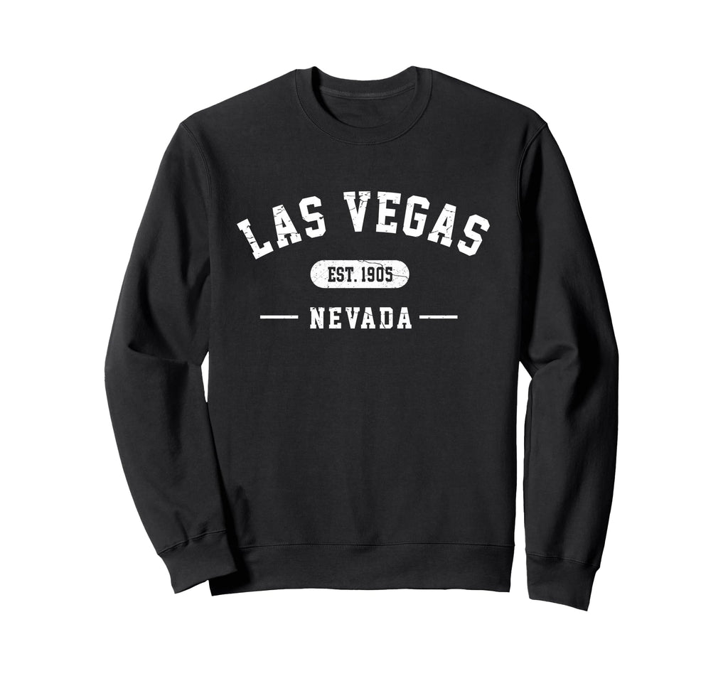 Las Vegas Nevada Est 1905 Athletic Sweatshirt - Graphic Print Men Women - T-Shirt, Sweatshirt, Hoodie