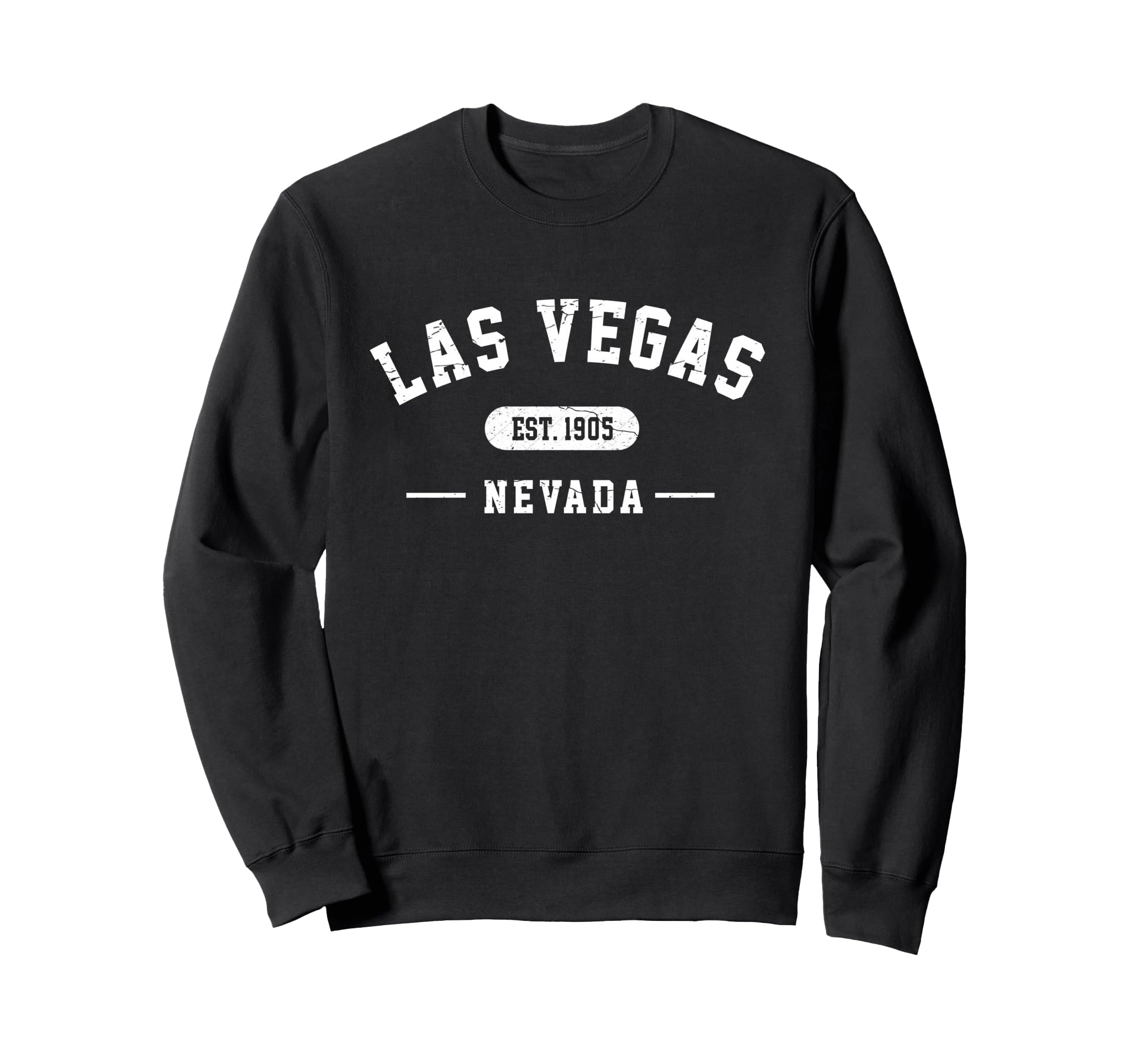 Las Vegas Nevada Est 1905 Athletic Sweatshirt - Graphic Print Men Women - T-Shirt, Sweatshirt, Hoodie