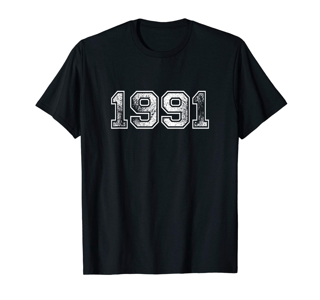 1991 90S Made 1991 Typography Gift T-Shirt - Aesthetic Graphic for Adults - T-Shirt, Sweatshirt, Hoodie