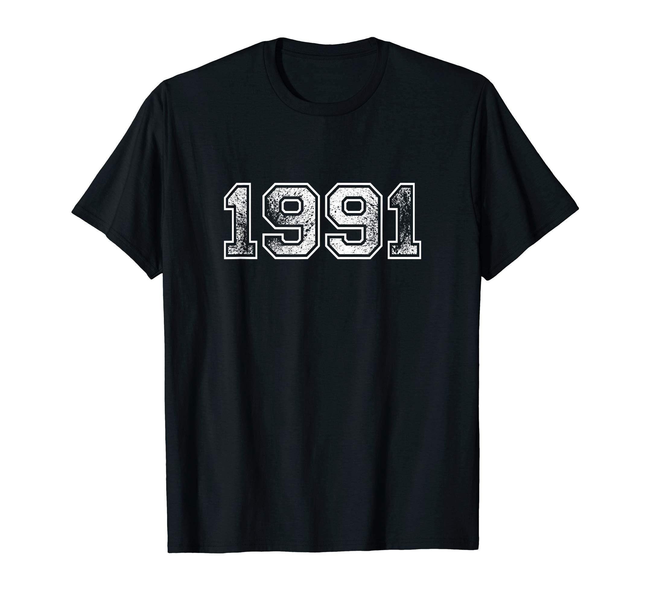 1991 90S Made 1991 Typography Gift T-Shirt - Aesthetic Graphic for Adults - T-Shirt, Sweatshirt, Hoodie