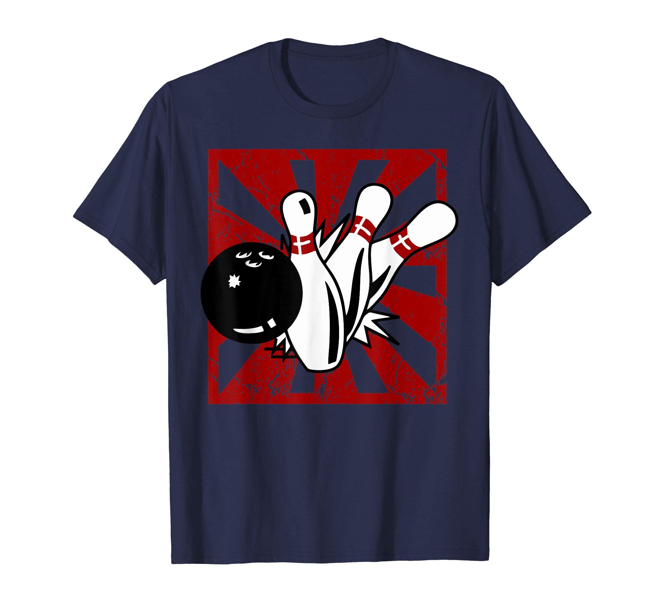 80S Neon Sign Strike Bowling Bowler T-Shirt - Novelty Apparel for Adults - T-Shirt, Sweatshirt, Hoodie