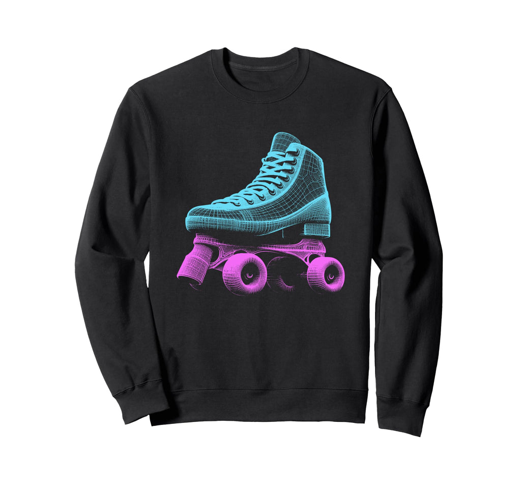 Roller Skating 80S 90S Rollerblading Sweatshirt - Graphic Print Unisex - T-Shirt, Sweatshirt, Hoodie