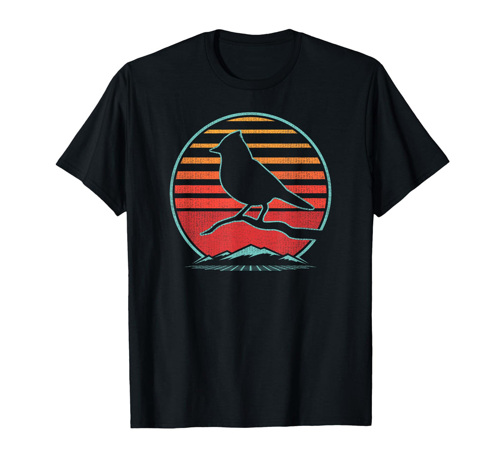 Titmouse Bird 80S Birding Gift T-Shirt - Casual Everyday Wear Unisex - T-Shirt, Sweatshirt, Hoodie
