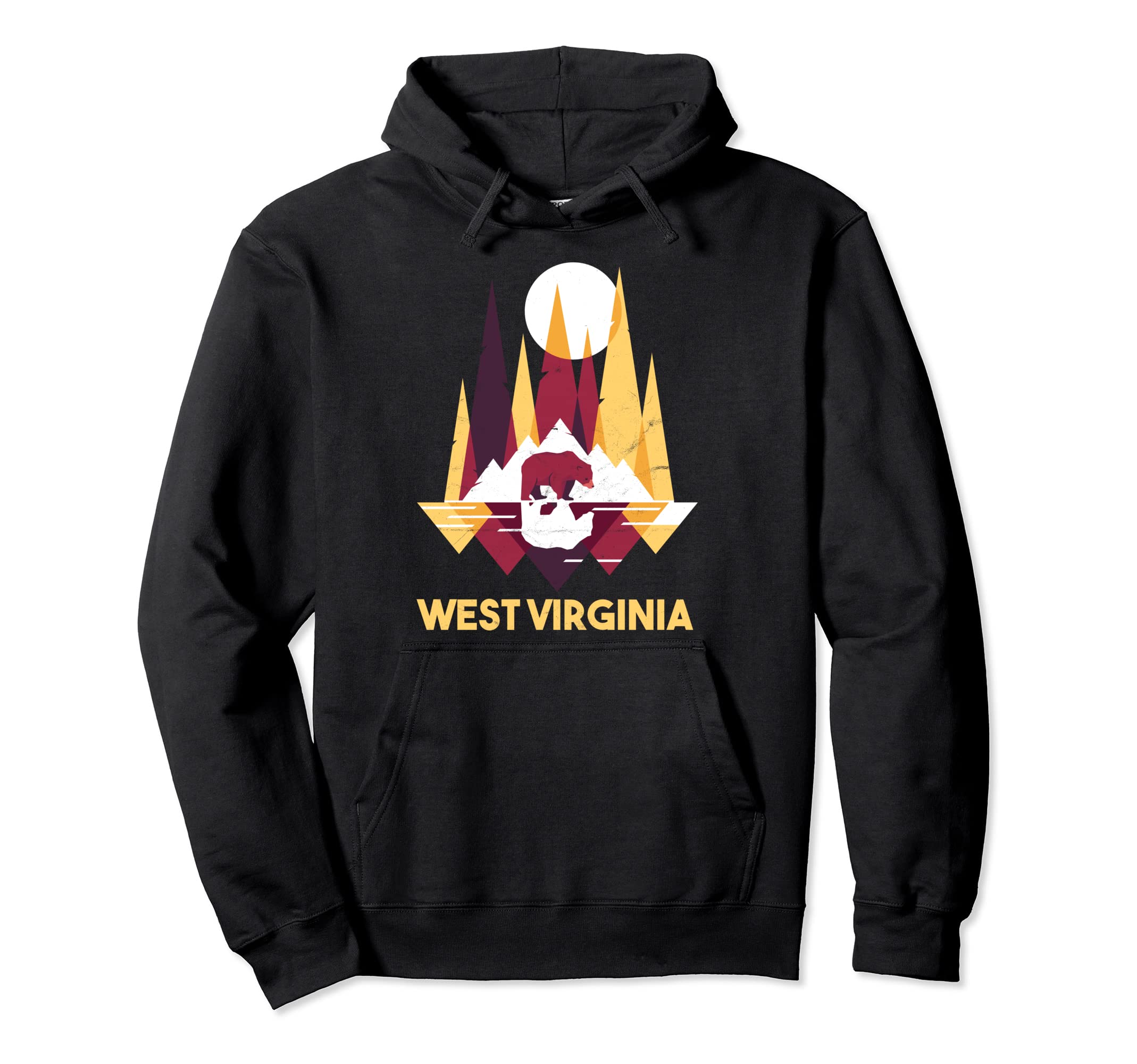 West Virginia Allegheny Mountains Hoodie - Casual Everyday Wear Unisex - T-Shirt, Sweatshirt, Hoodie