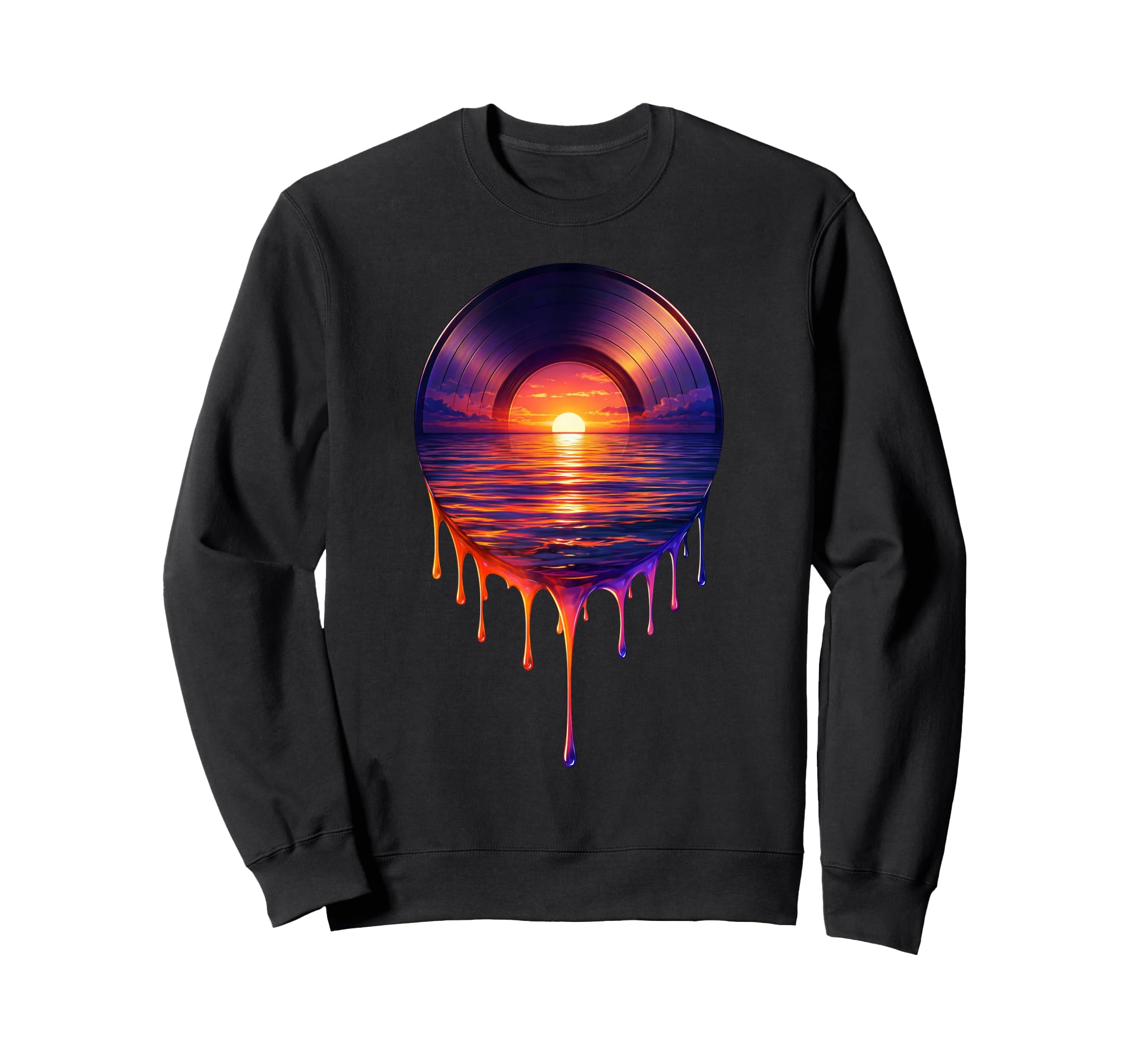 Vinyl Music Record Player T-Shirt - Graphic Print Men Women - T-Shirt, Sweatshirt, Hoodie