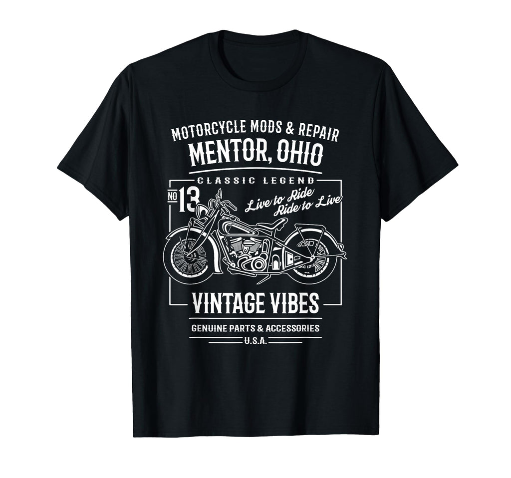 Mentor Oh Usa Motorcycle T-Shirt - Aesthetic Graphic Men Women - T-Shirt, Sweatshirt, Hoodie