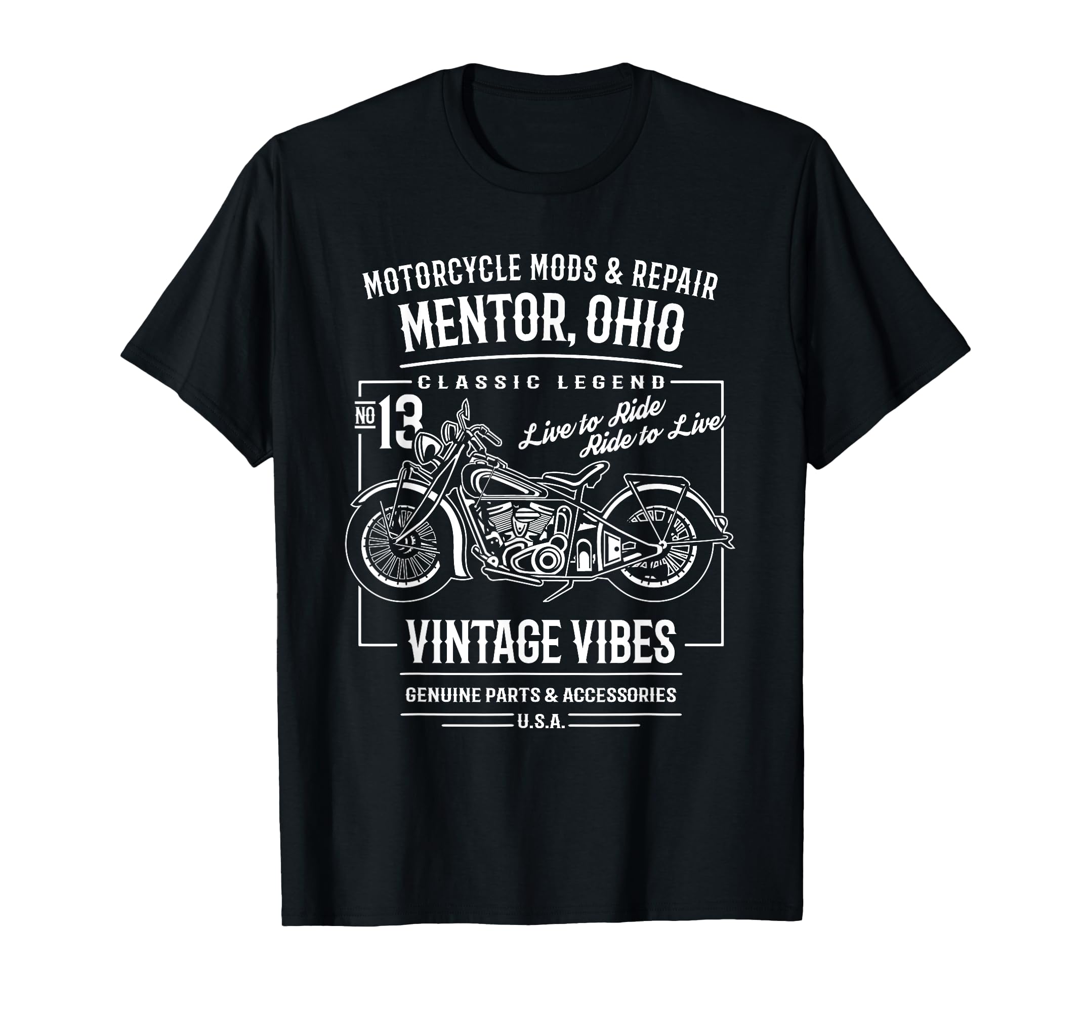 Mentor Oh Usa Motorcycle T-Shirt - Aesthetic Graphic Men Women - T-Shirt, Sweatshirt, Hoodie