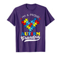 Im Proud Grandpa Autism Awareness T-Shirt - Minimalist Print Men Women - T-Shirt, Sweatshirt, Hoodie