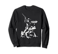 Cowboy Frog Funny Frog Cowboy Western Sweatshirt - Graphic Print Men Women - T-Shirt, Sweatshirt, Hoodie