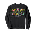 Growing Hopes Wildflower Floral Sweatshirt - Minimalist Print Unisex - T-Shirt, Sweatshirt, Hoodie