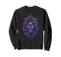 Purple Crystal Bouquet Mystic Floral Sweatshirt - Unique Graphic Men Women - T-Shirt, Sweatshirt, Hoodie