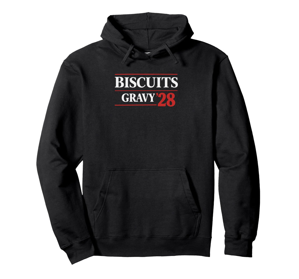 Biscuits Gravy 28 Funny Election Parody Hoodie - Graphic Print for Adults - T-Shirt, Sweatshirt, Hoodie