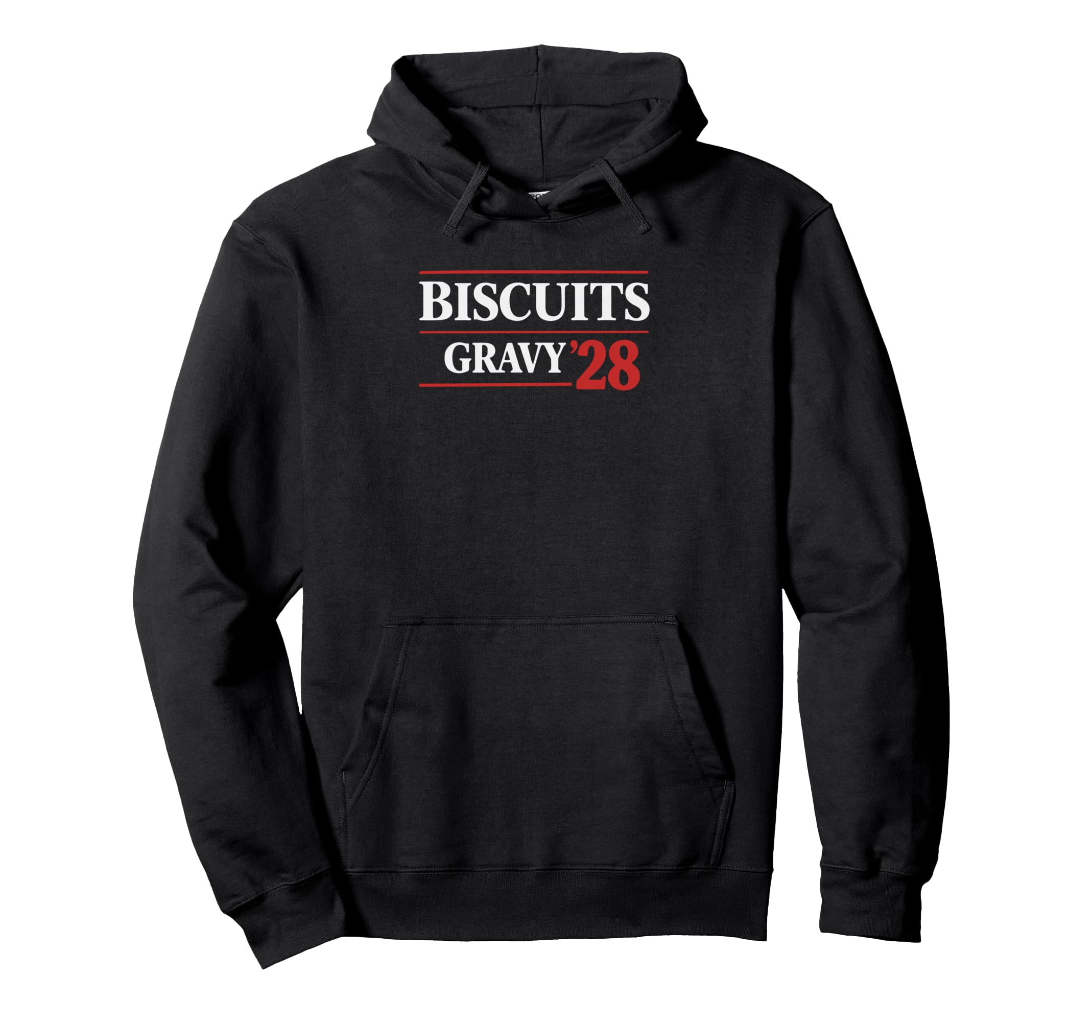 Biscuits Gravy 28 Funny Election Parody Hoodie - Graphic Print for Adults - T-Shirt, Sweatshirt, Hoodie