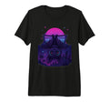 80S Synthwave Tri Blend T-Shirt - Casual Everyday Wear for Adults - T-Shirt, Sweatshirt, Hoodie