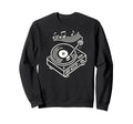 Vinyl Record Player Sketch Music Sweatshirt - Fun Novelty Design Unisex - T-Shirt, Sweatshirt, Hoodie